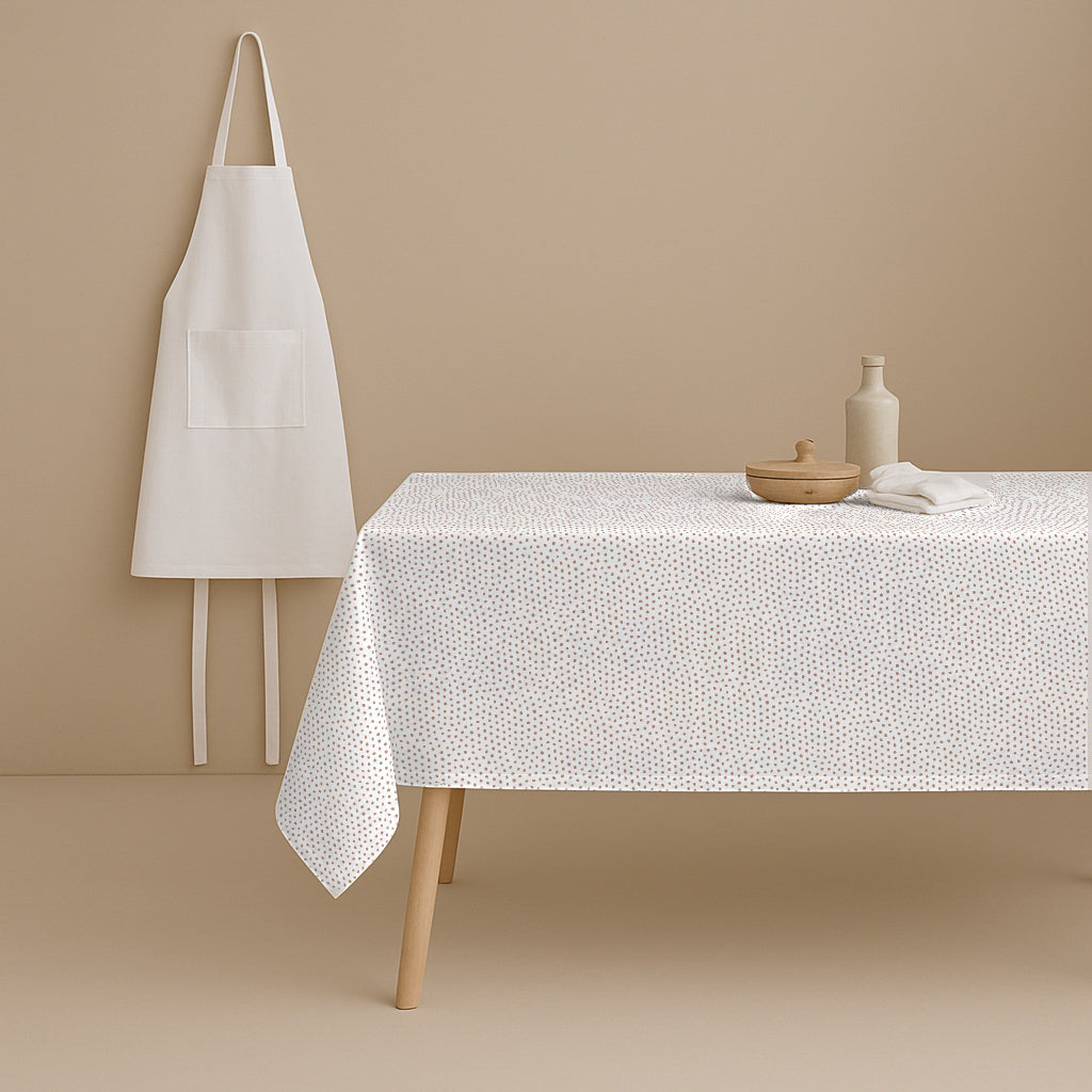 MANTEL ESTAMPADO ANTIMANCHAS TURKANA TERRACOTA SMALL BCO