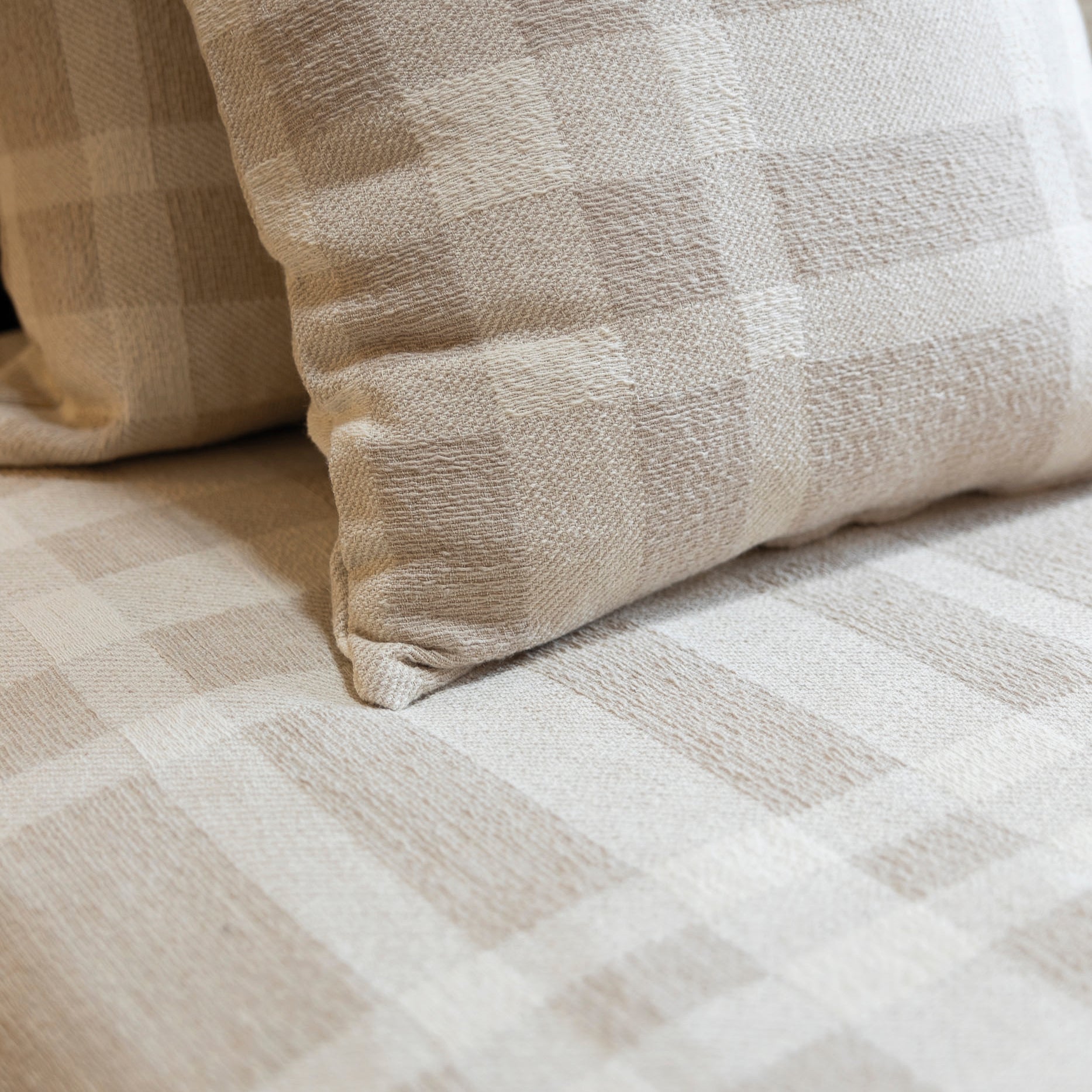 COLCHA FOULARD JACQUARD SIENA BEIGE