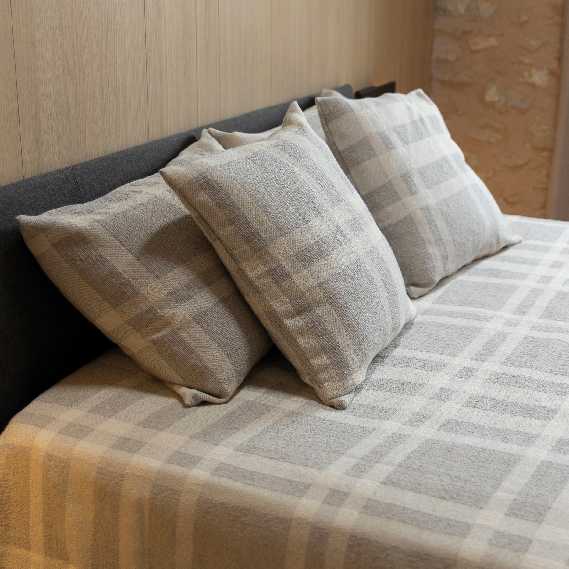 COLCHA FOULARD JACQUARD SIENA GRIS