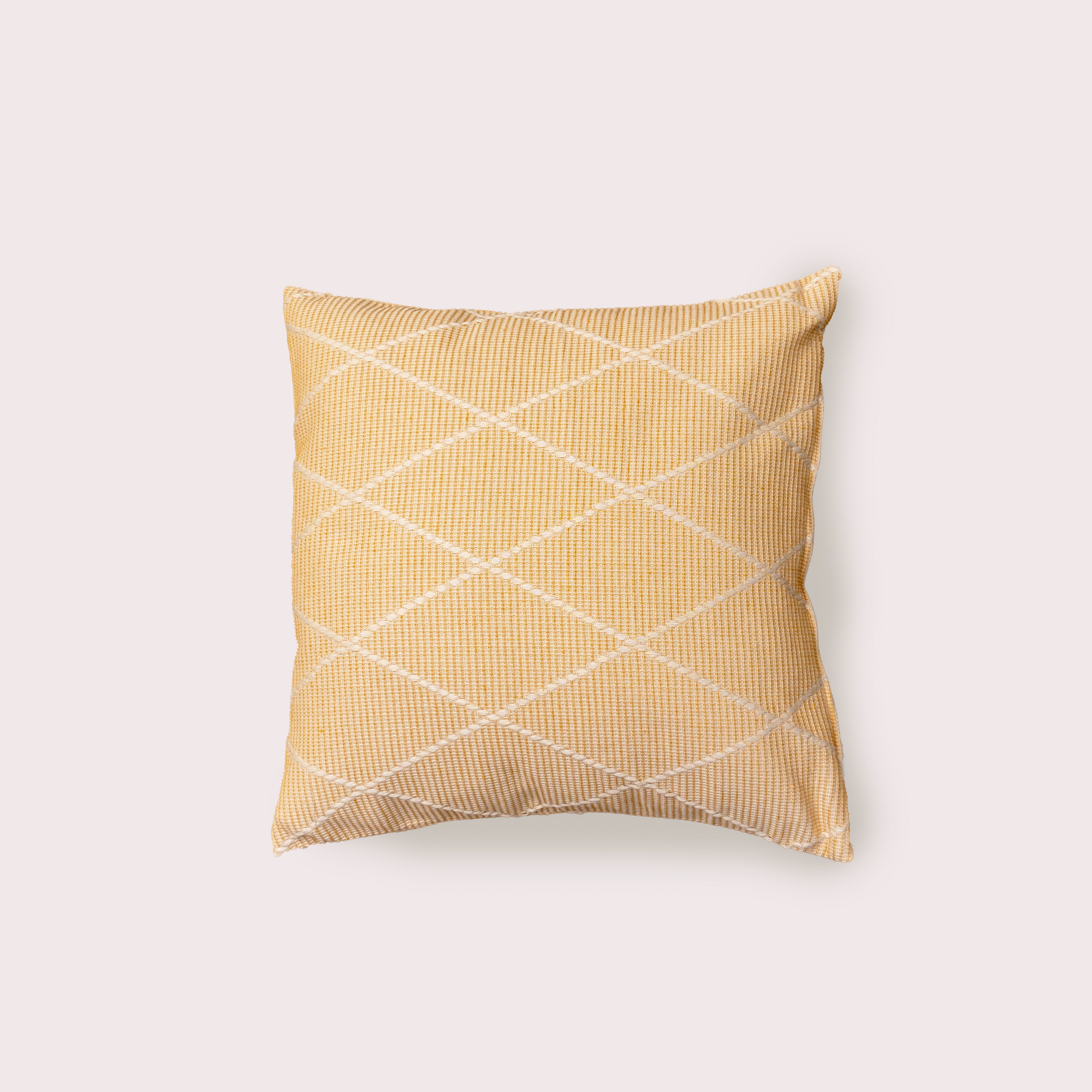 FUNDA DE COJÍN JACQUARD TERRA BEIGE