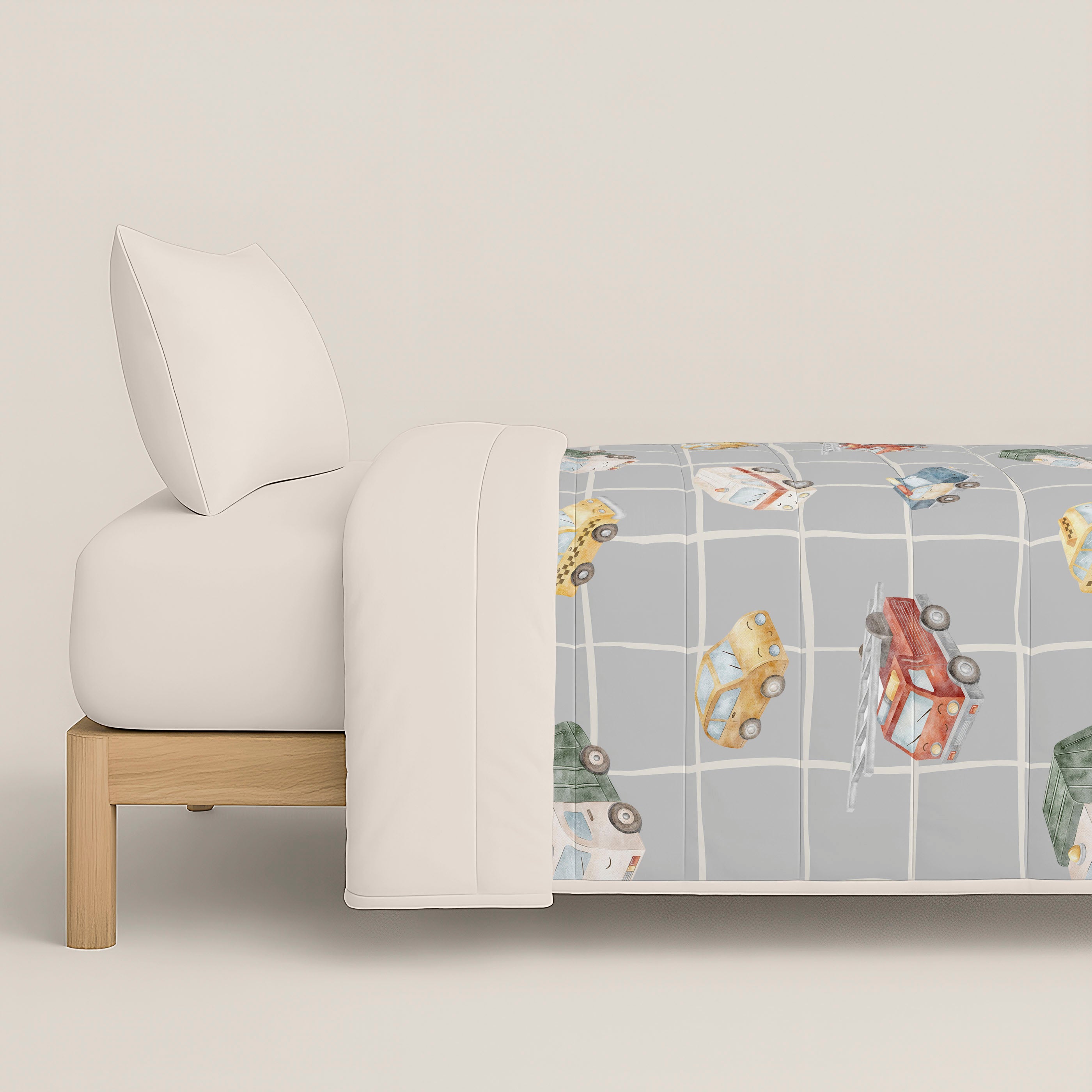 EDREDÓN NÓRDICO ESTAMPADO INFANTIL CARS