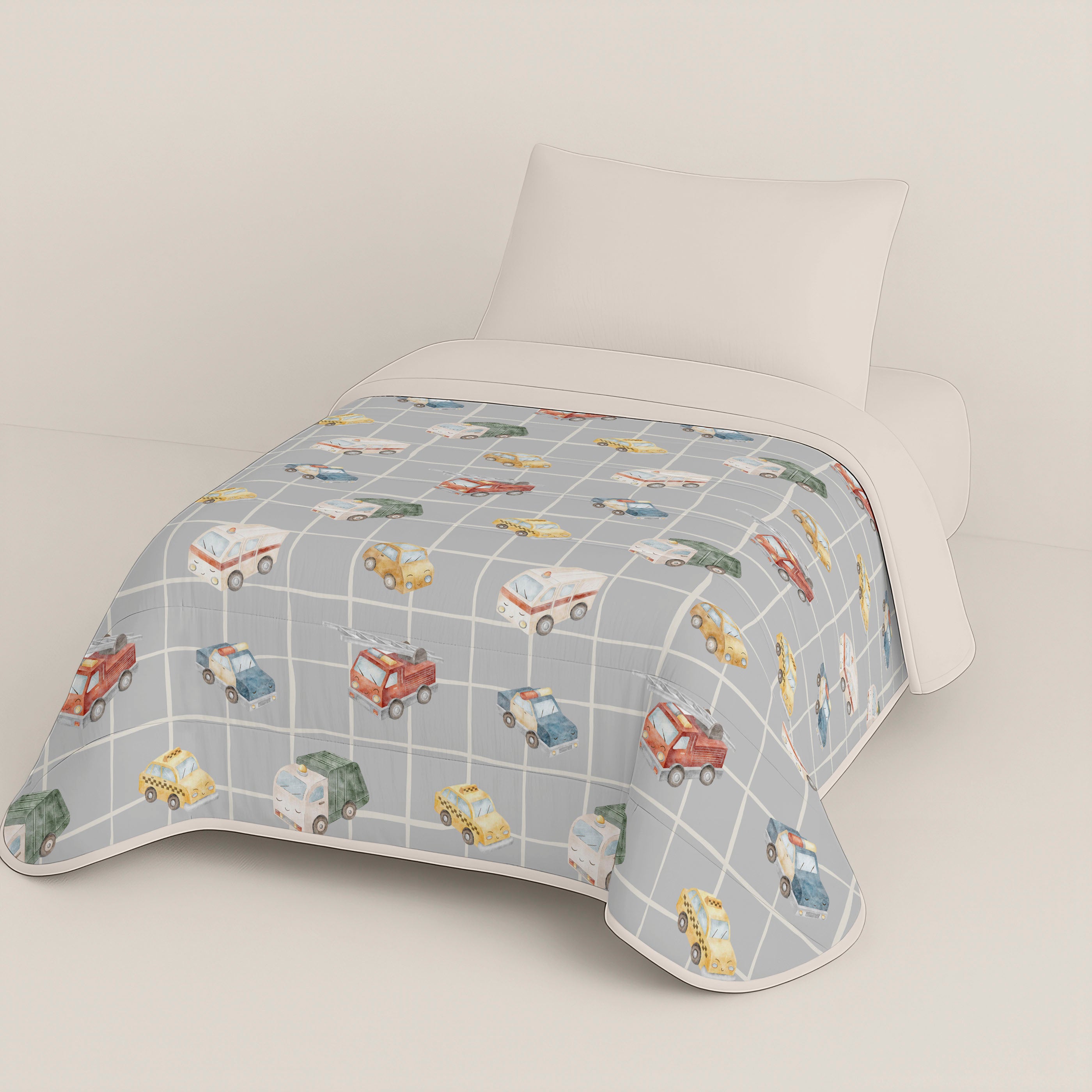 EDREDÓN NÓRDICO ESTAMPADO INFANTIL CARS