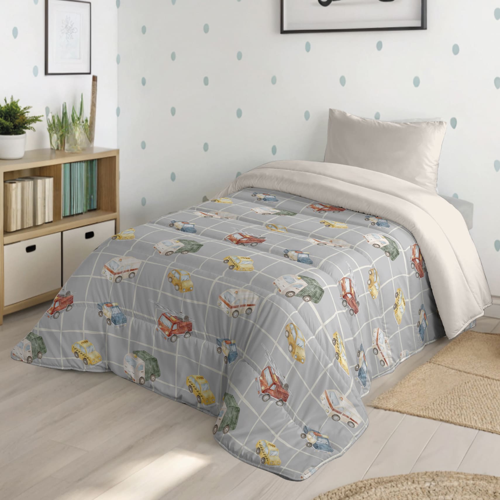 EDREDÓN NÓRDICO ESTAMPADO INFANTIL CARS
