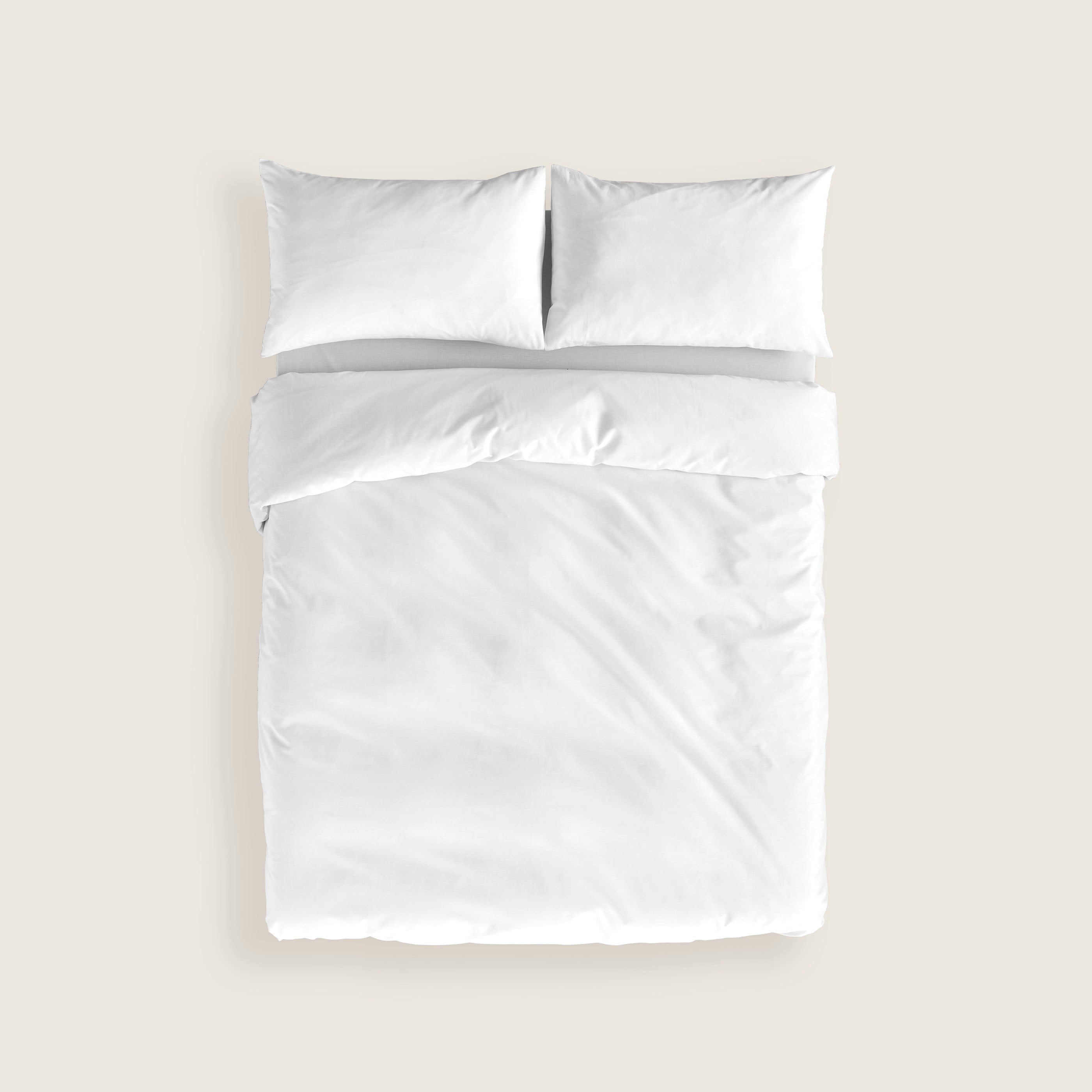 COPRIPIUMINO LISCIO BIANCO OTTICO 100% COTONE