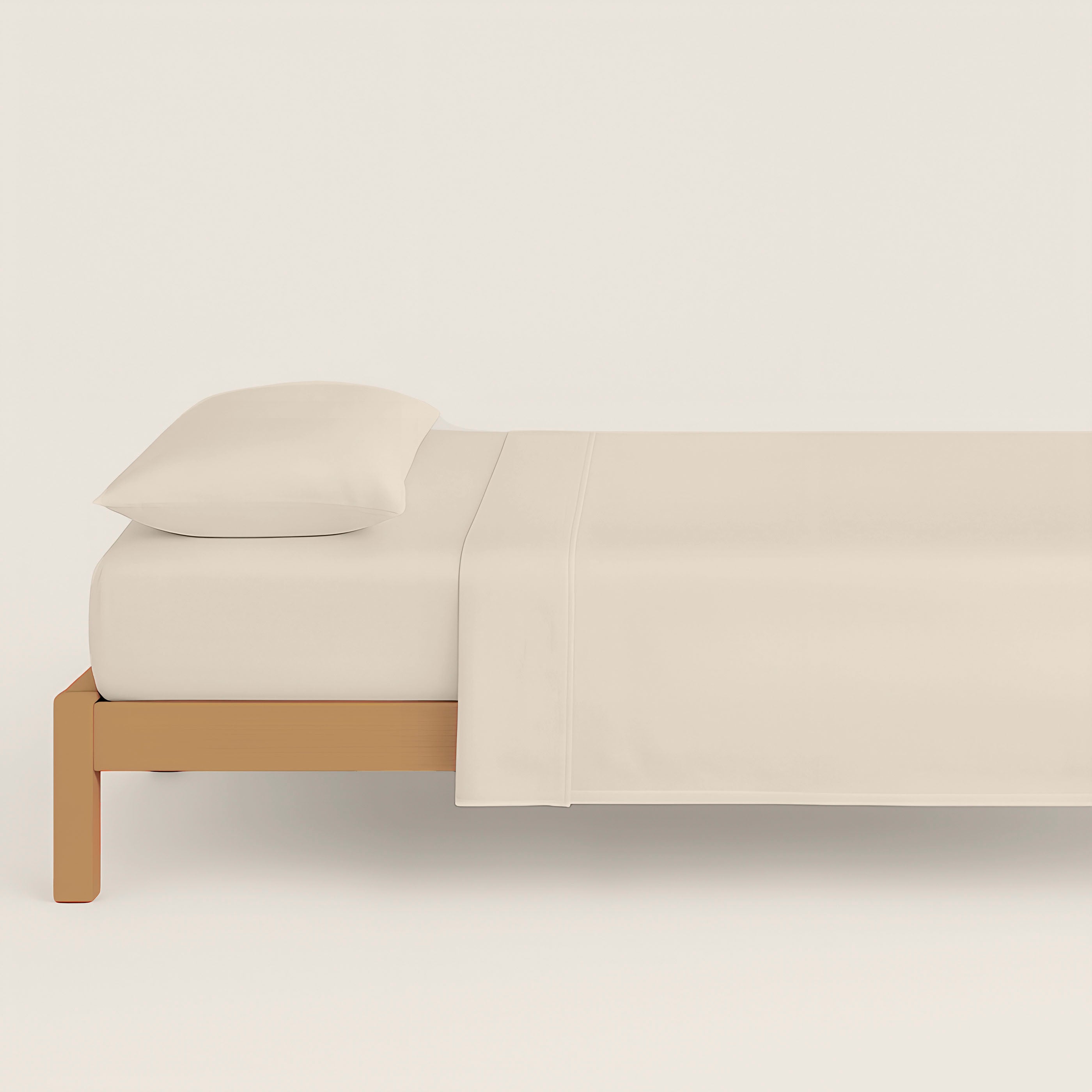 COPRIPIUMINO LISCIO FTR6 BEIGE 100% COTONE
