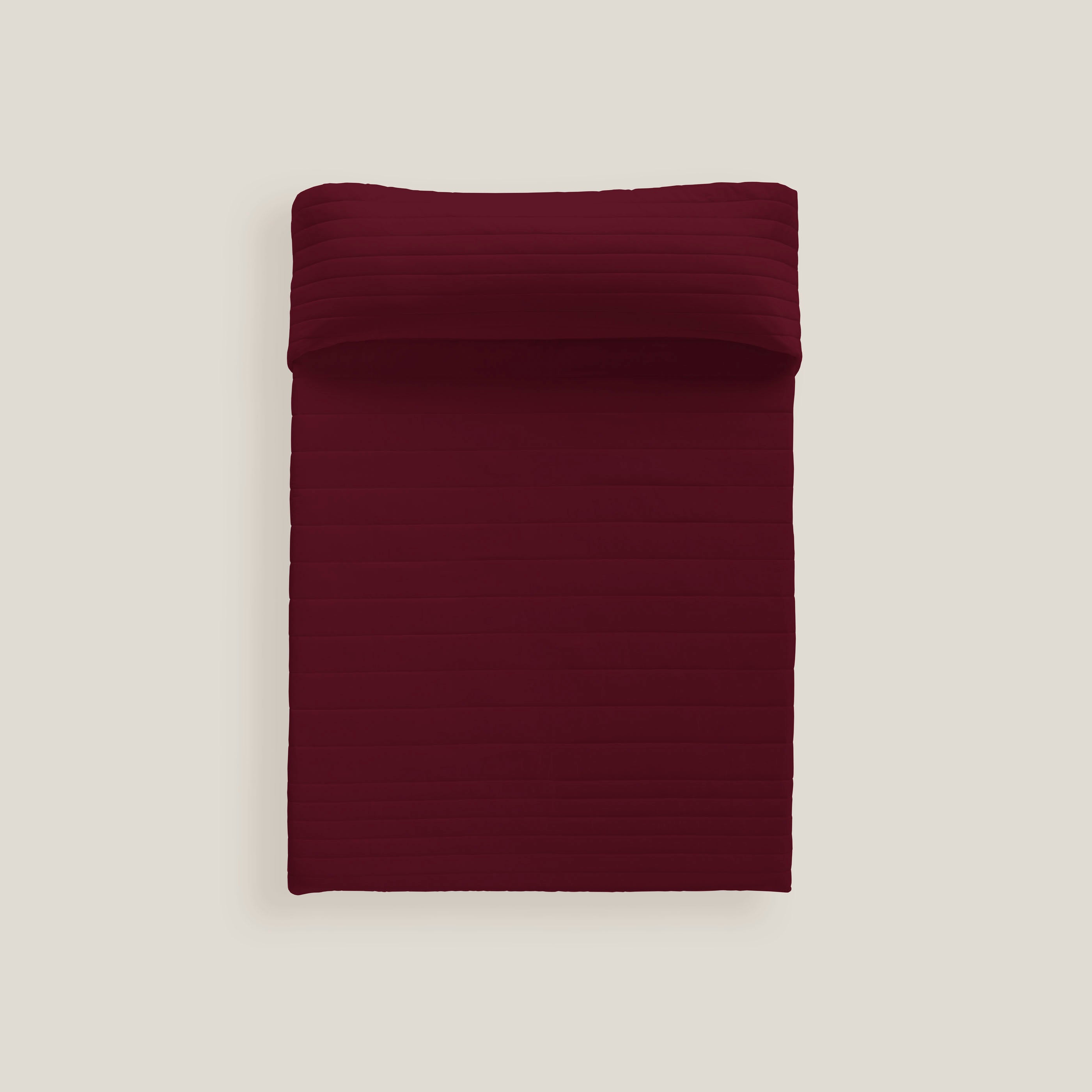 COLCHA BOUTI BICOLOR BURDEOS 42/VAINILLA