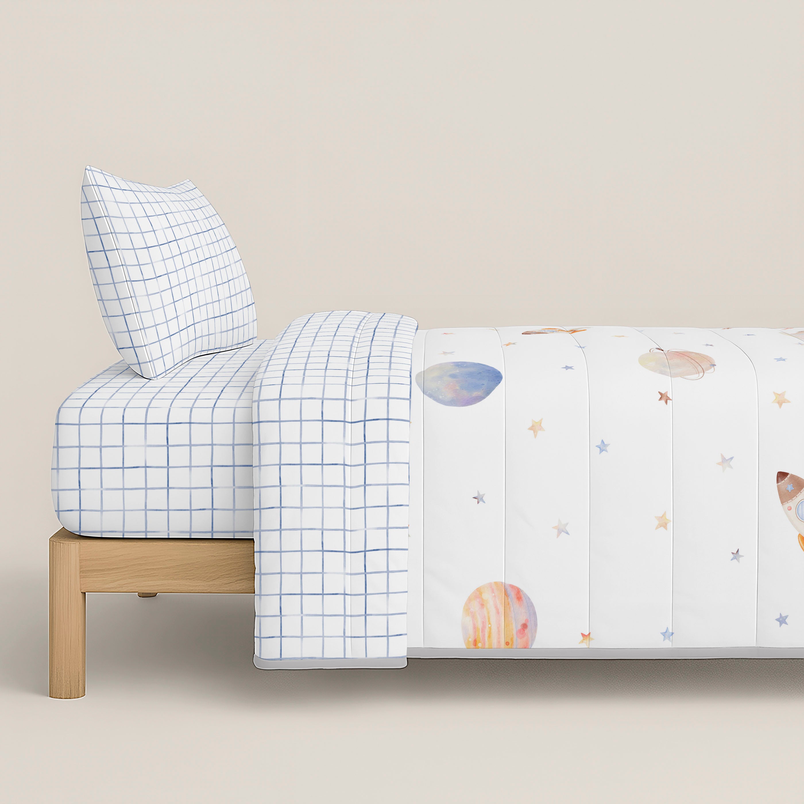 EDREDÓN NÓRDICO REVERSIBLE ESTAMPADO INFANTIL ASTRO