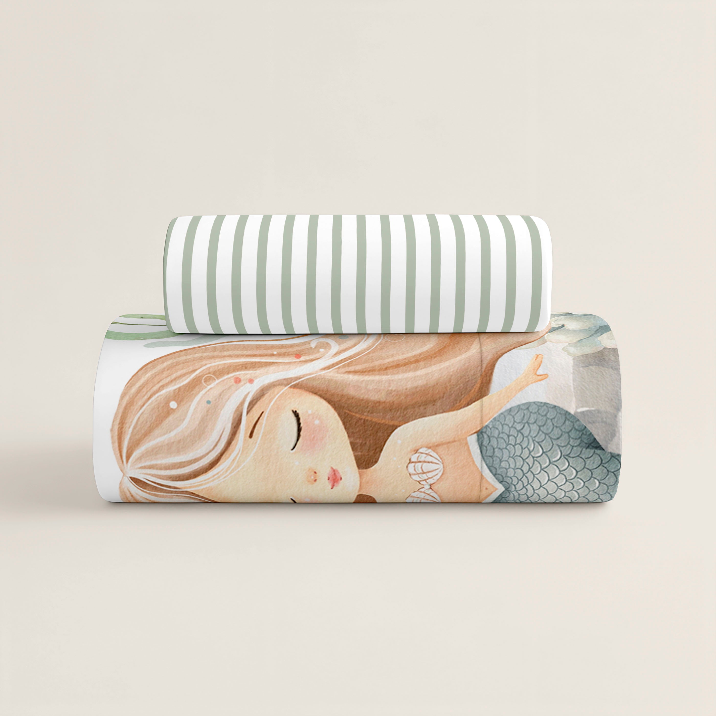 COPRIPIUMINO REVERSIBILE STAMPATO PER BAMBINI ATHINA 100% COTONE