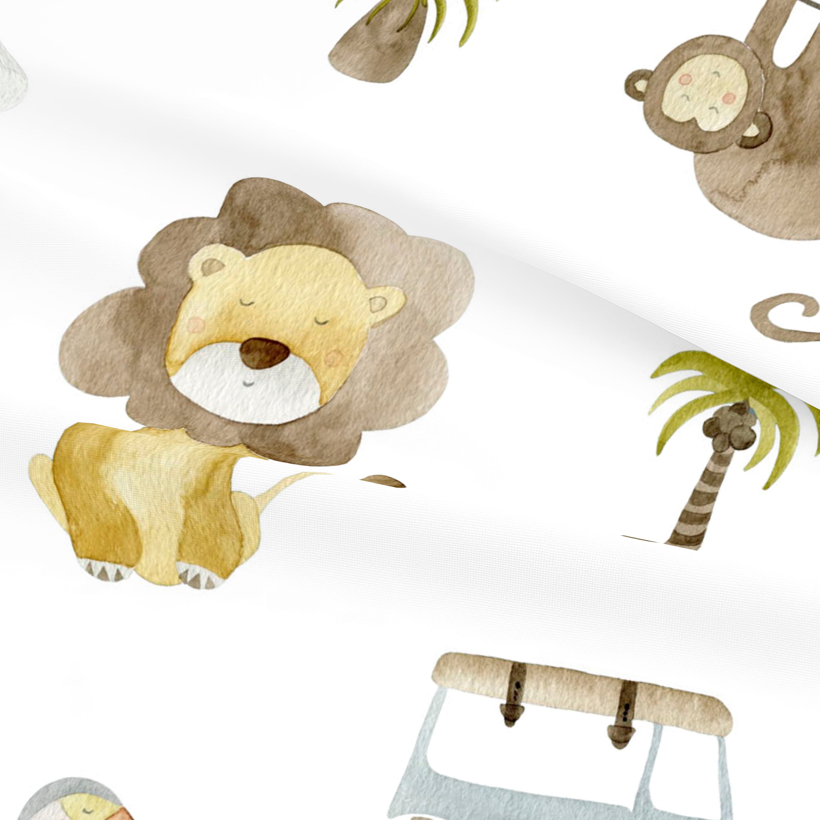 FUNDA NÓRDICA ESTAMPADA INFANTIL SERENGETI 100% ALGODÓN
