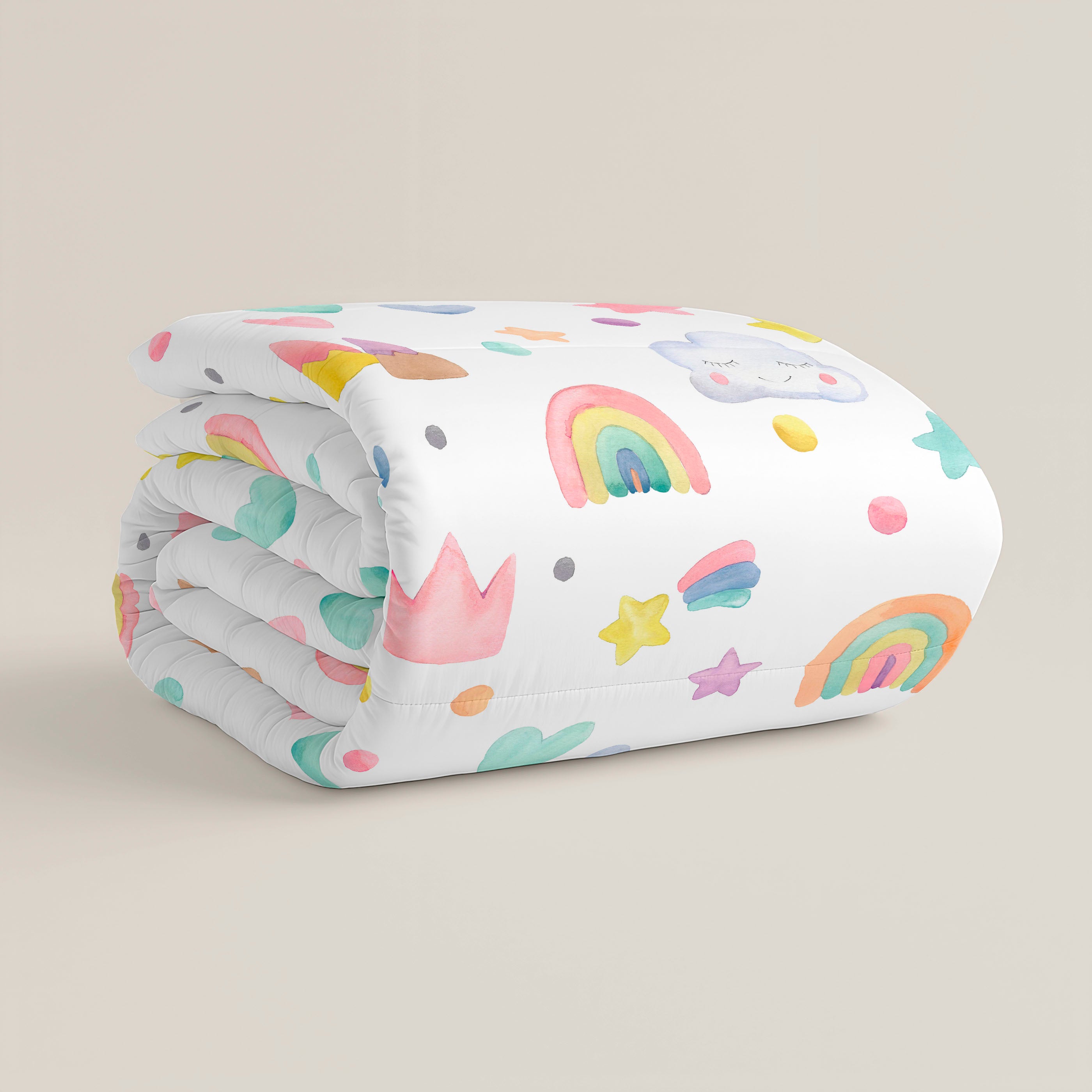 EDREDÓN NÓRDICO ESTAMPADO INFANTIL CONFETTI