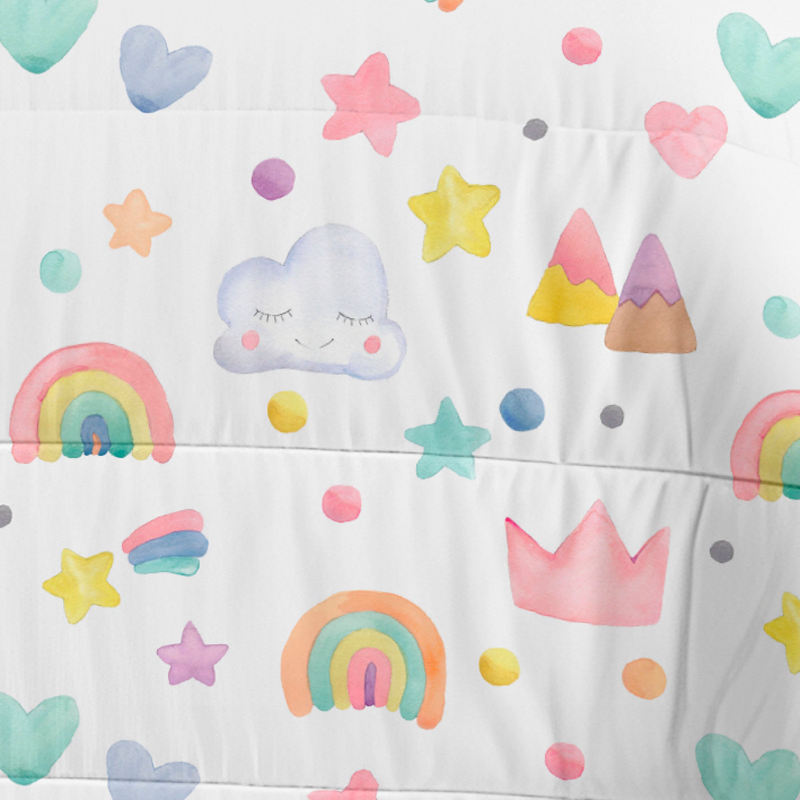 EDREDÓN NÓRDICO ESTAMPADO INFANTIL CONFETTI