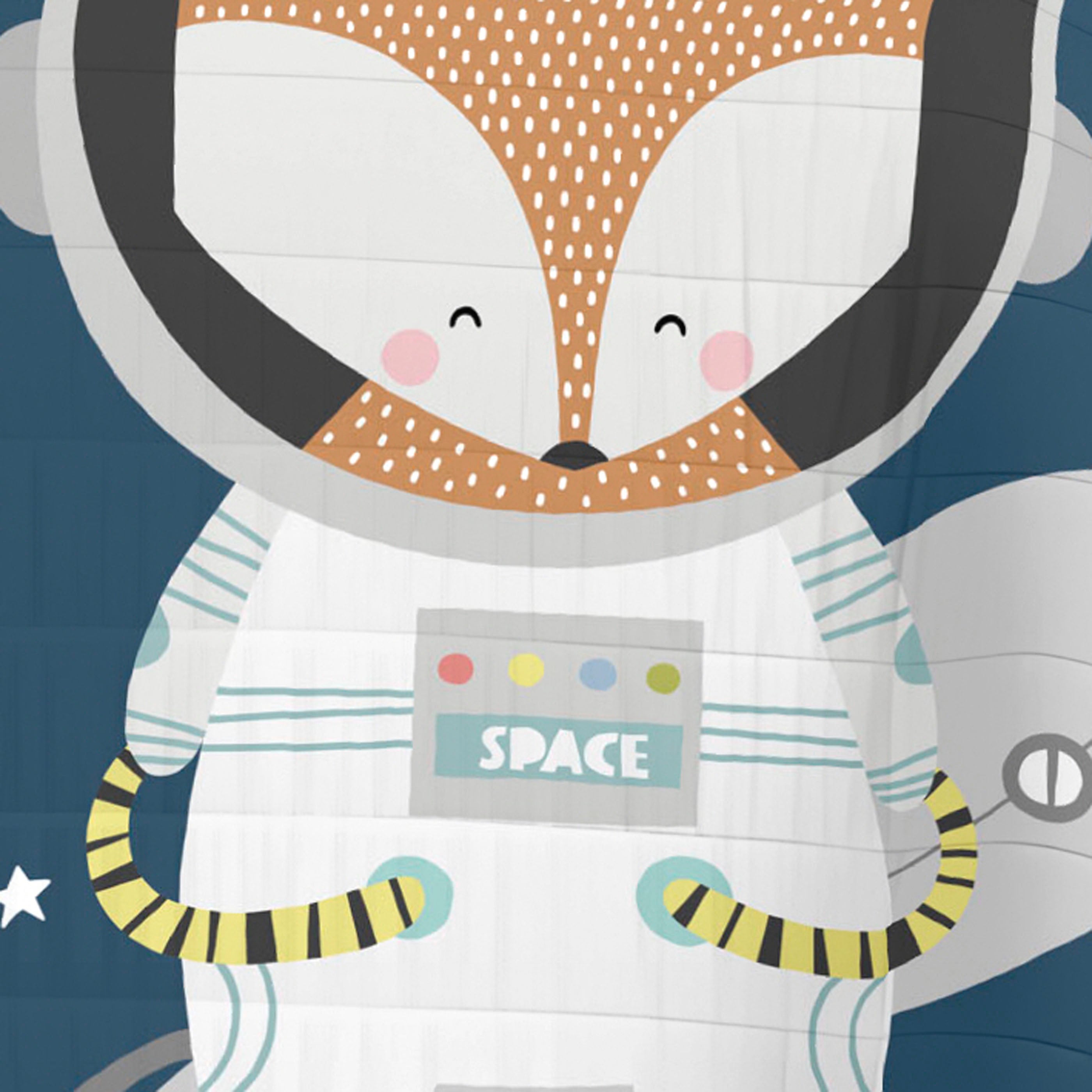 COLCHA BOUTI ESTAMPADA INFANTIL NEIL 100% ALGODÓN