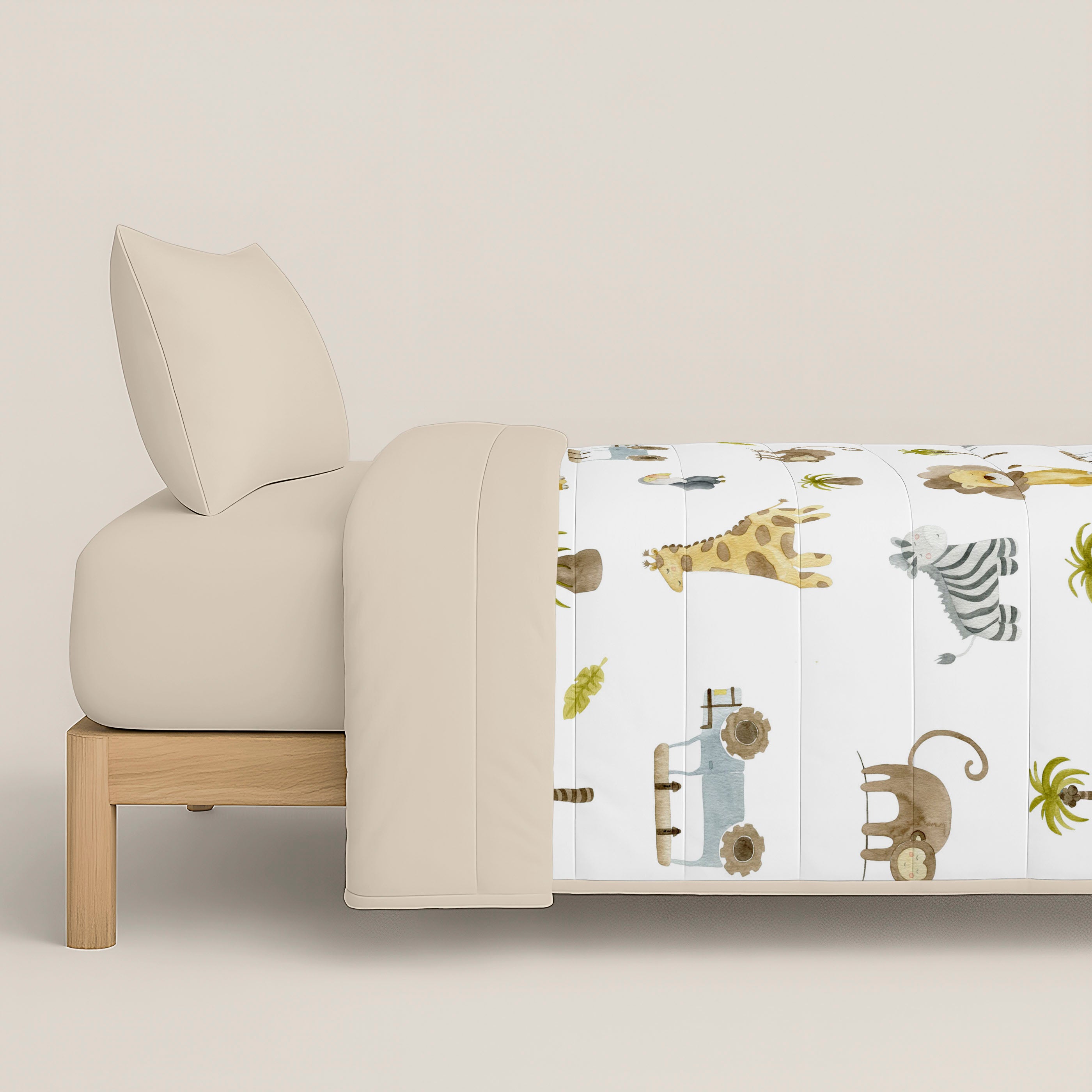 EDREDÓN NÓRDICO ESTAMPADO INFANTIL SERENGETI