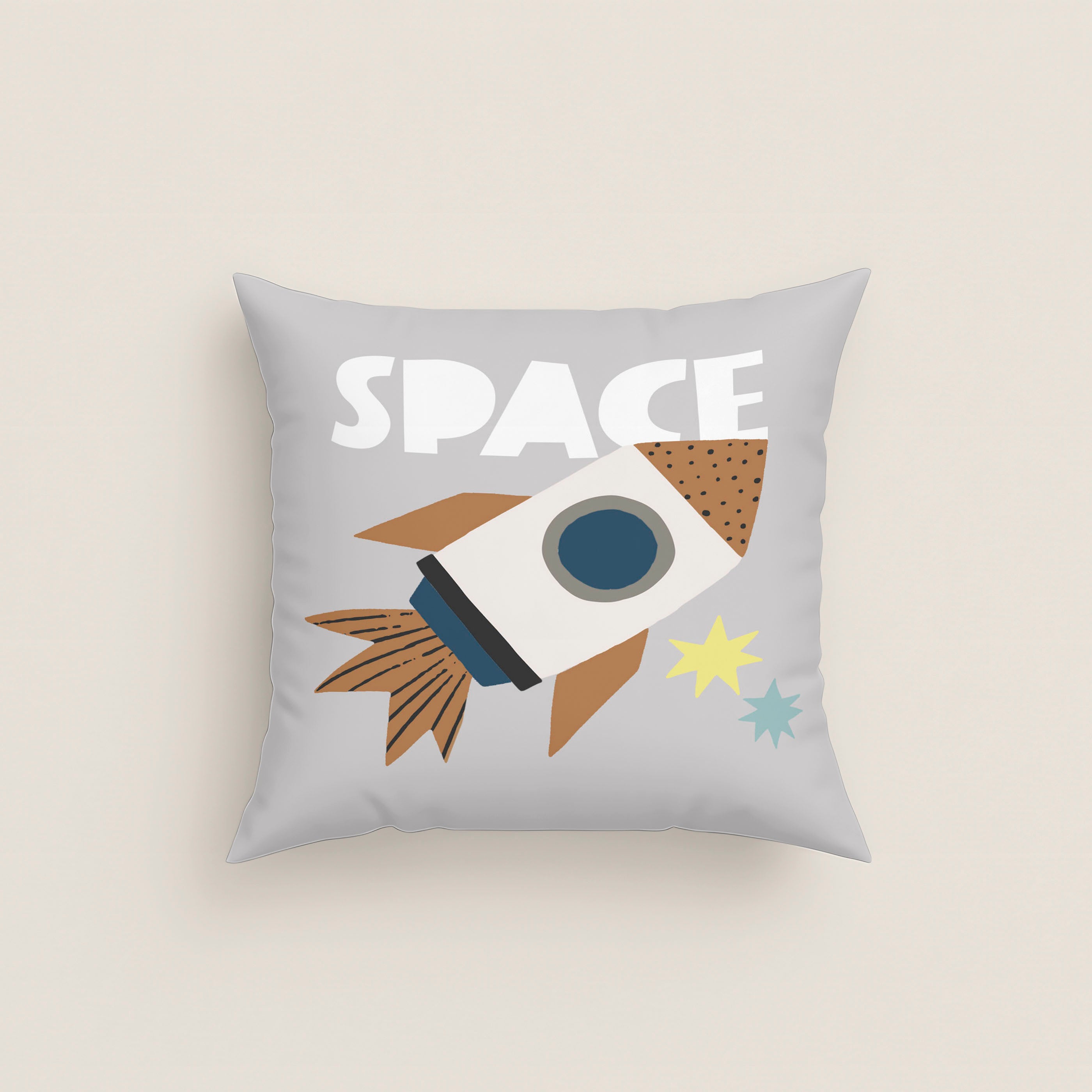 FUNDA DE COJÍN INFANTIL ESTAMPADO NEIL 100% ALGODÓN