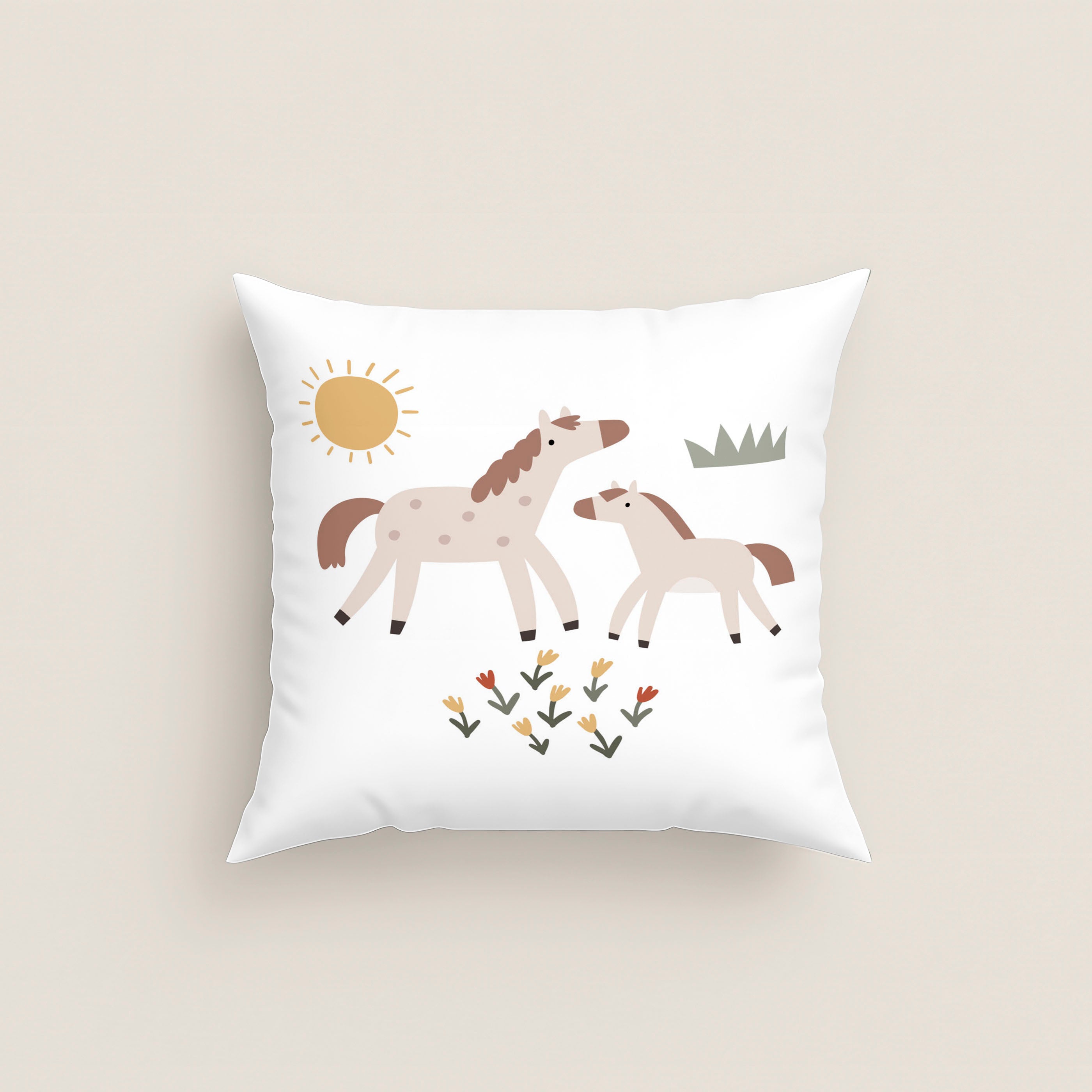 FUNDA DE COJÍN CUNA BEBÉ FARM LIFE 100% ALGODÓN