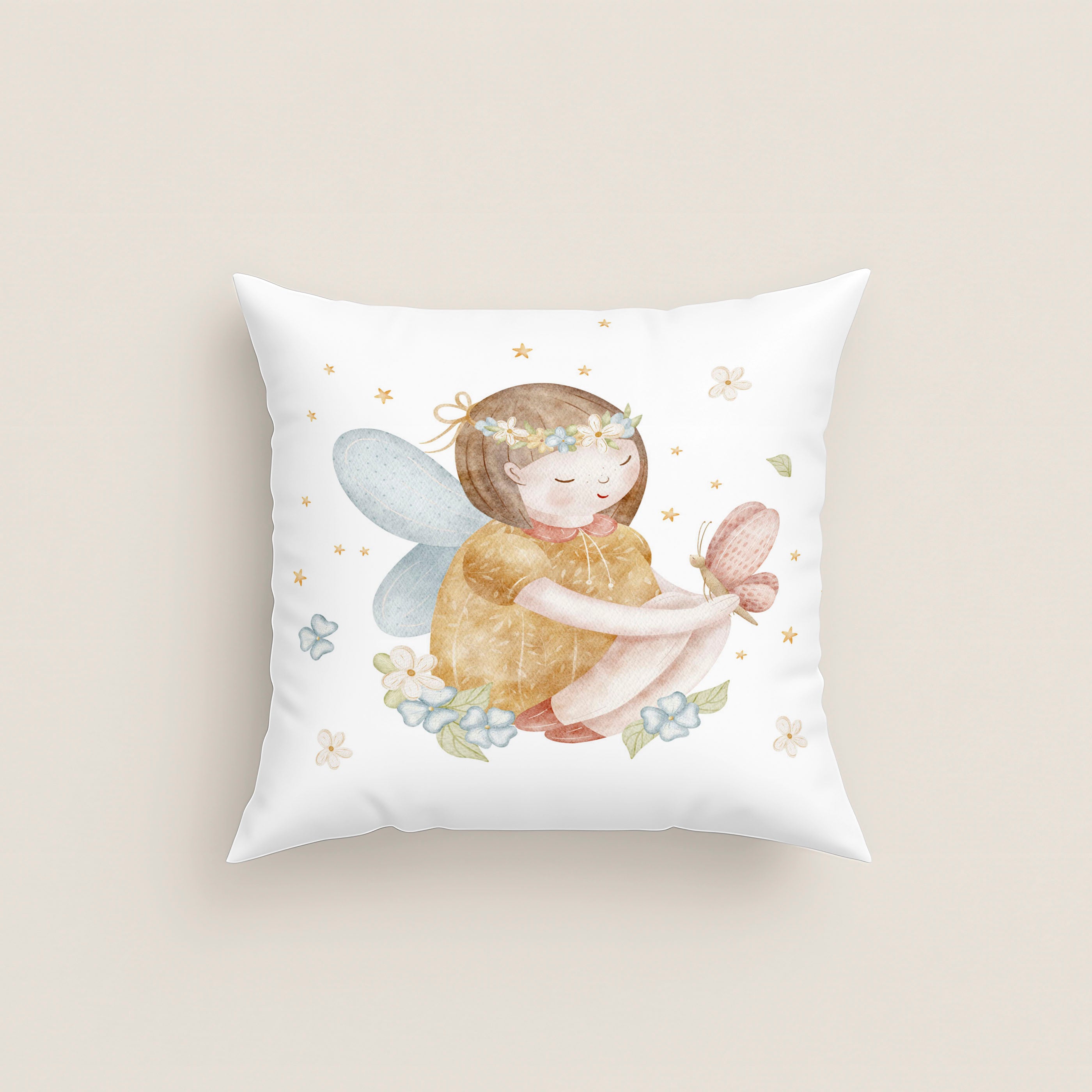 FUNDA DE COJÍN CUNA BEBÉ LORIAN 100% ALGODÓN