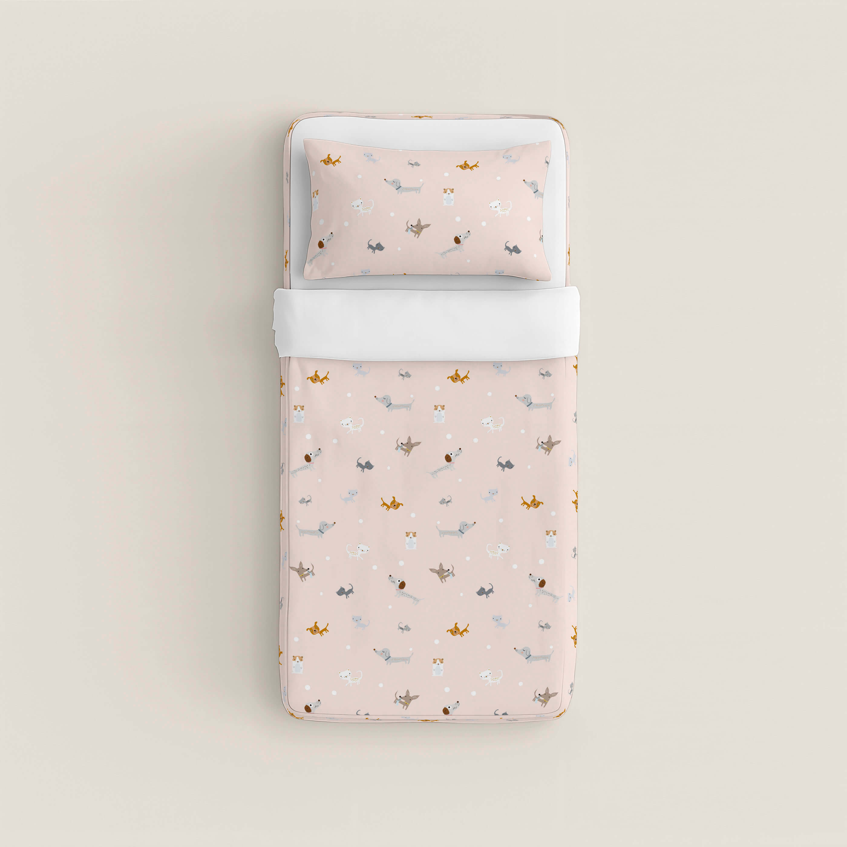 SACCO NORDICO PER BAMBINI AMICI PELOSI 100% COTONE