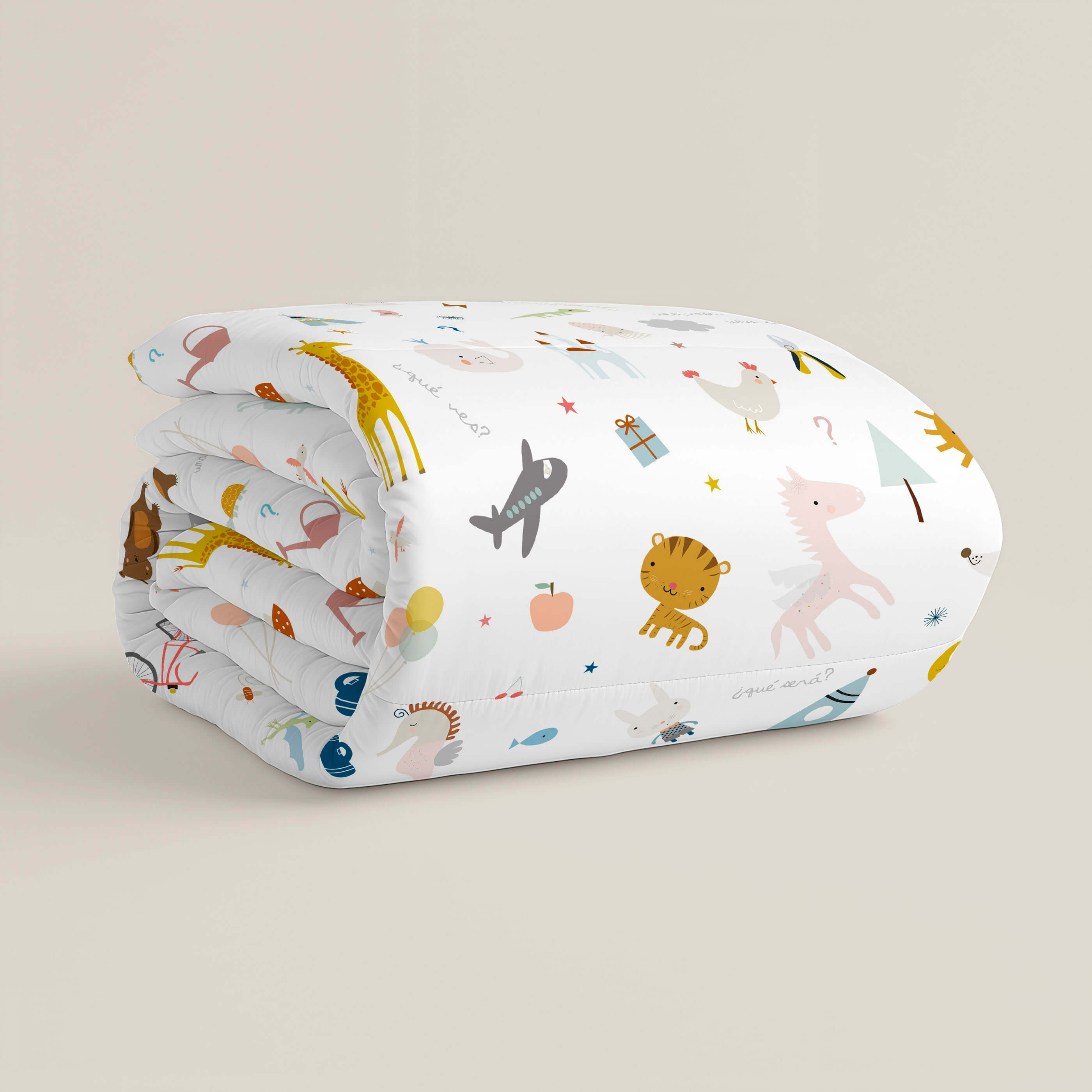 EDREDÓN NÓRDICO ESTAMPADO INFANTIL VEO VEO
