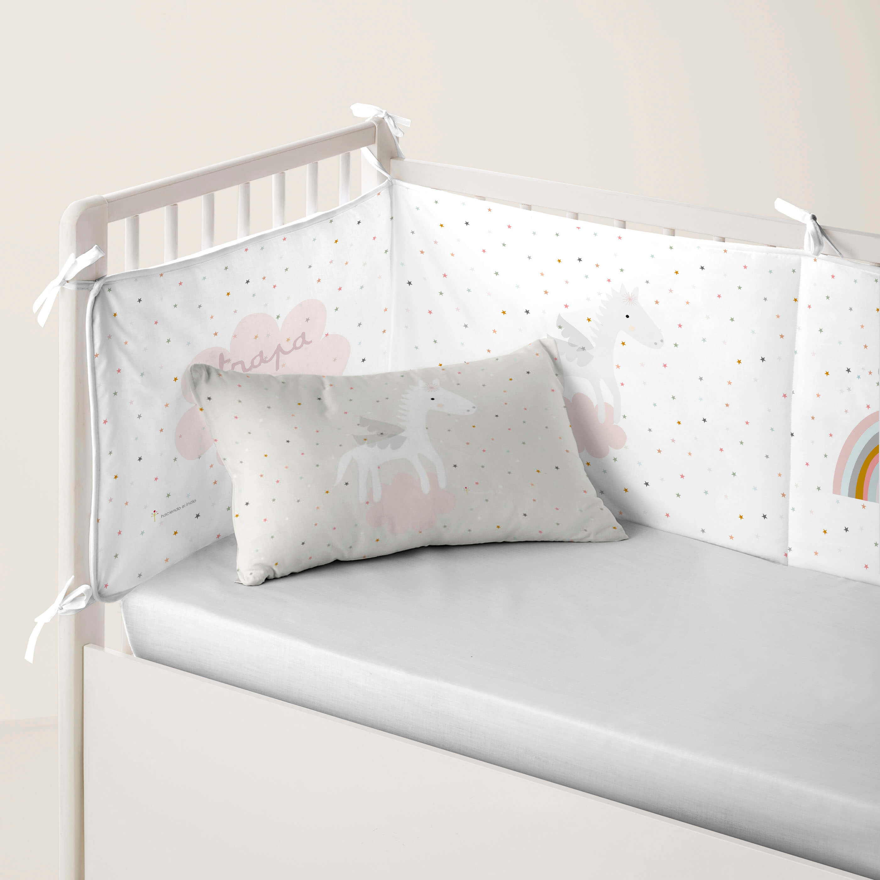 PARAURTI PER LETTINO NEONATO PEGASO MAGICO