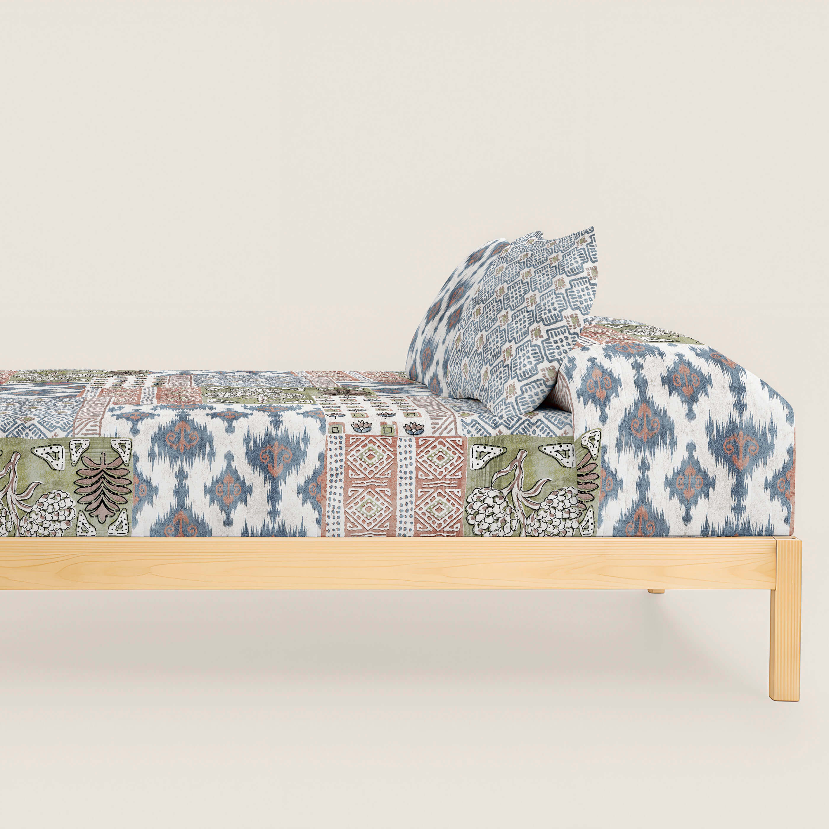 COPRILETTO BOUTIS STAMPATO DENIM