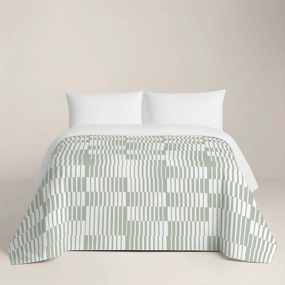 COPRIPIUMINO STAMPATO NAUEK GREY 100% COTONE