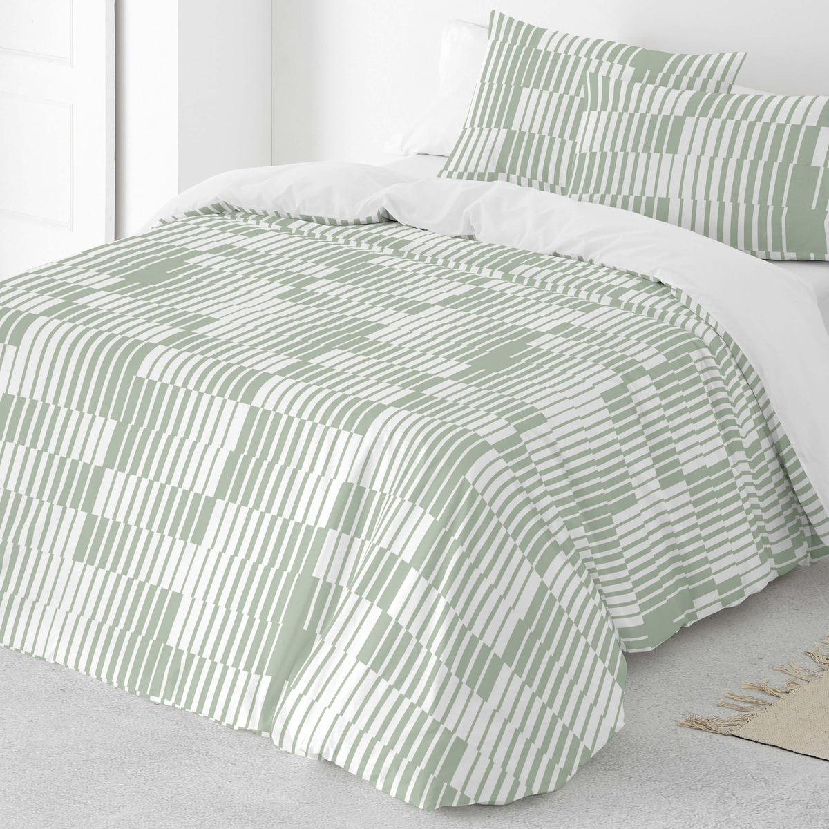COPRIPIUMINO STAMPATO NAUEK GREY 100% COTONE