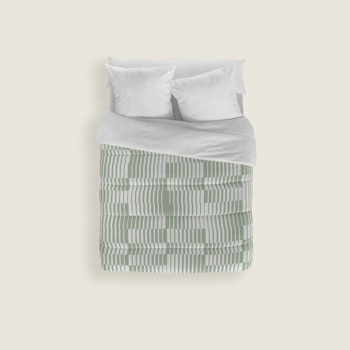 HOUSSE DE COUETTE IMPRIMÉE NAUEK GRIS