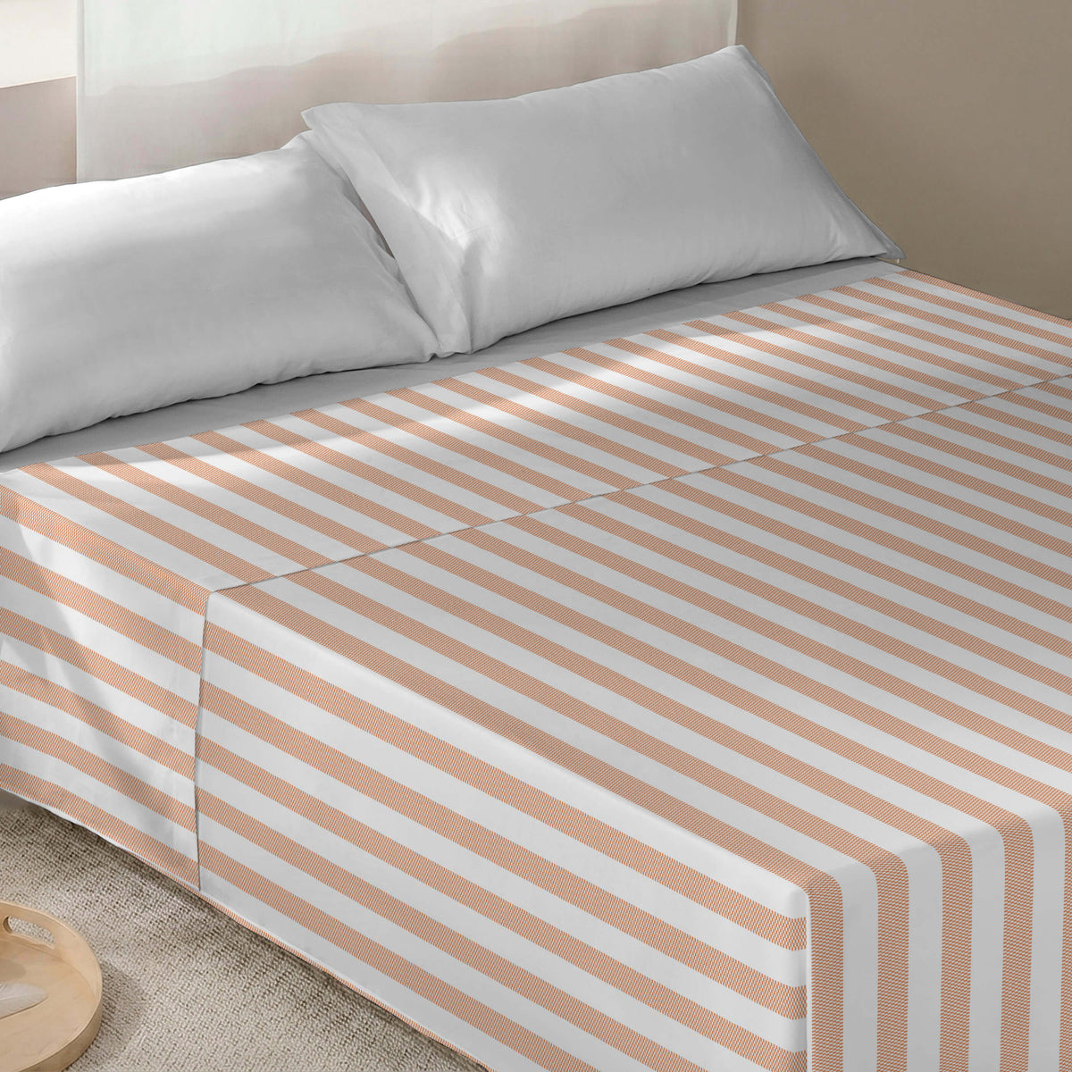 JUEGO SÁBANAS ESTAMPADAS COSTA SCARLET 100% ALGODÓN