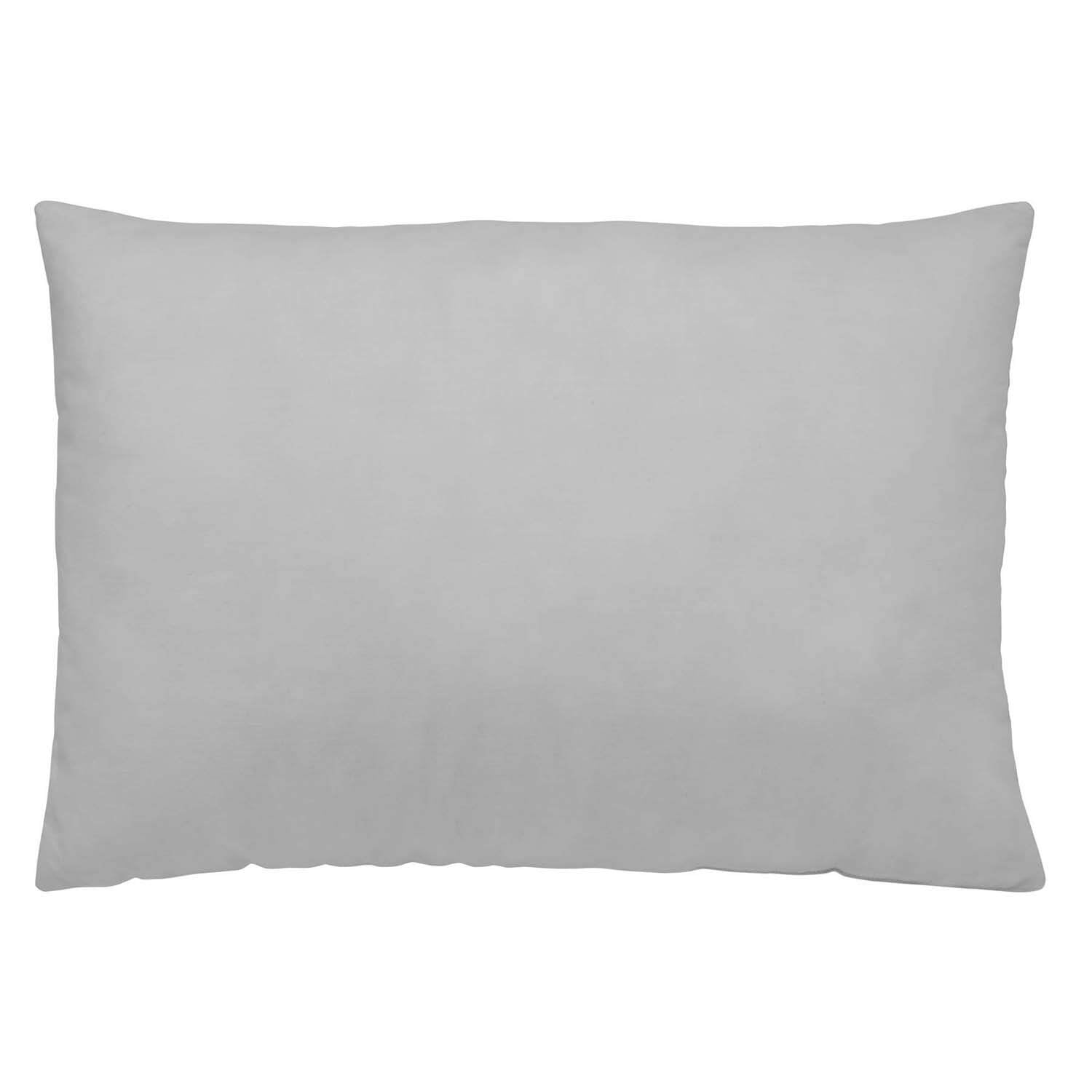 FUNDA DE ALMOHADA 100% ALGODÓN GRIS PÁLIDO