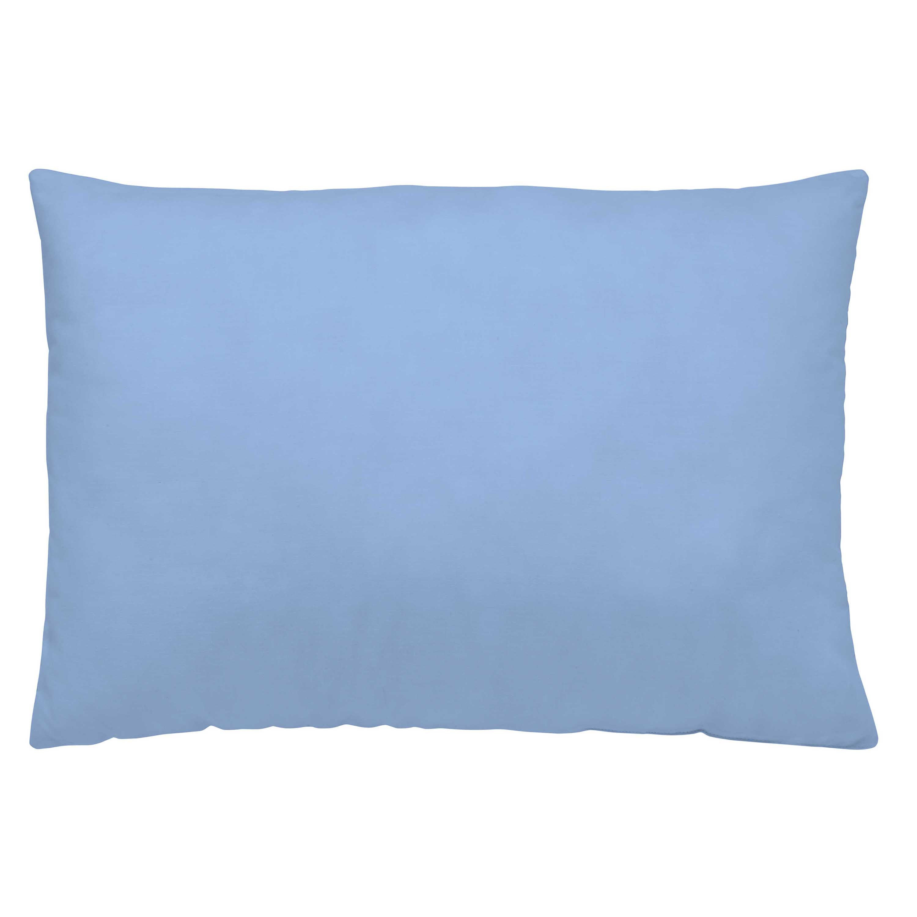 FUNDA DE ALMOHADA 100% ALGODÓN AZUL CLARO