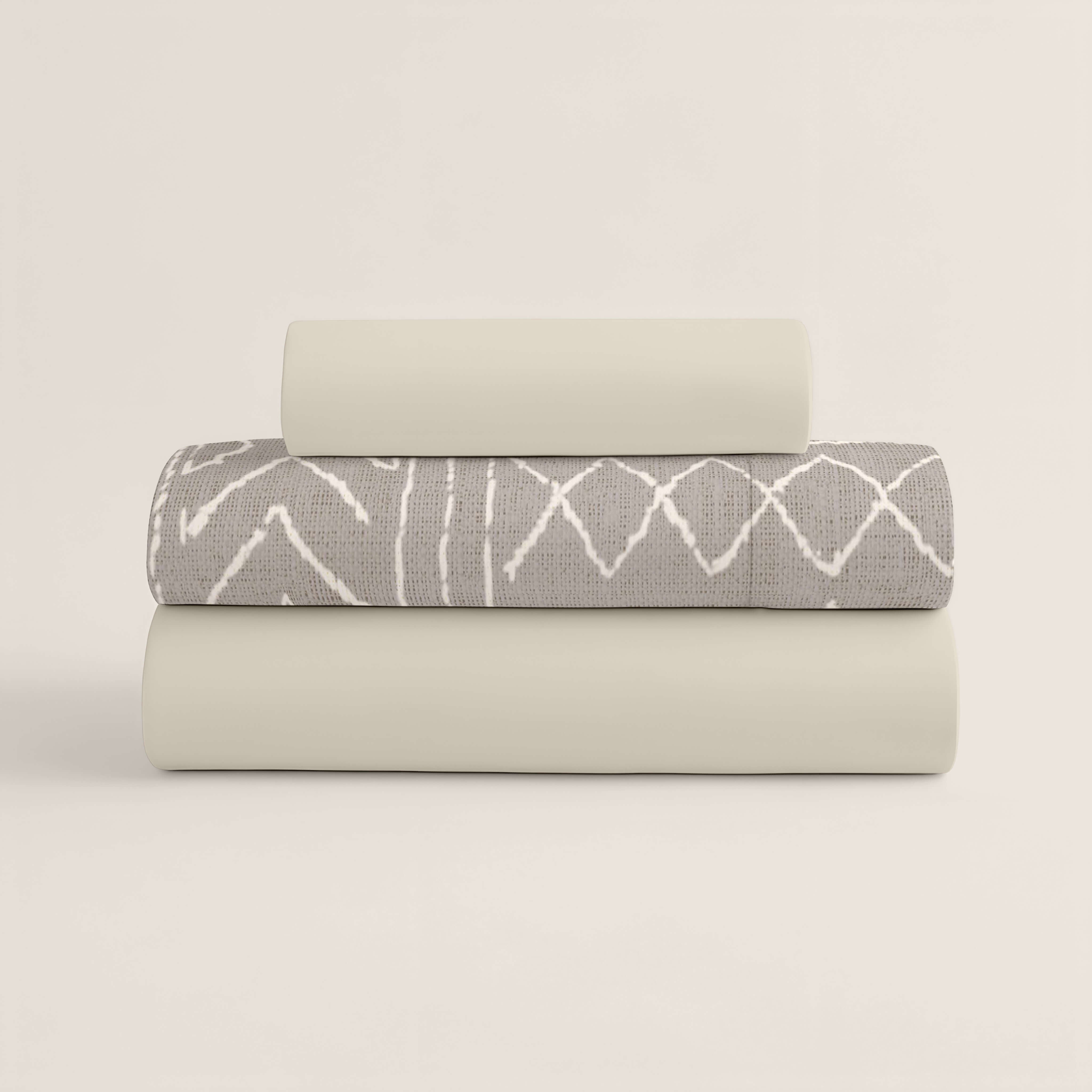 JUEGO SÁBANAS ESTAMPADAS NAUEK LINEN 100% ALGODÓN