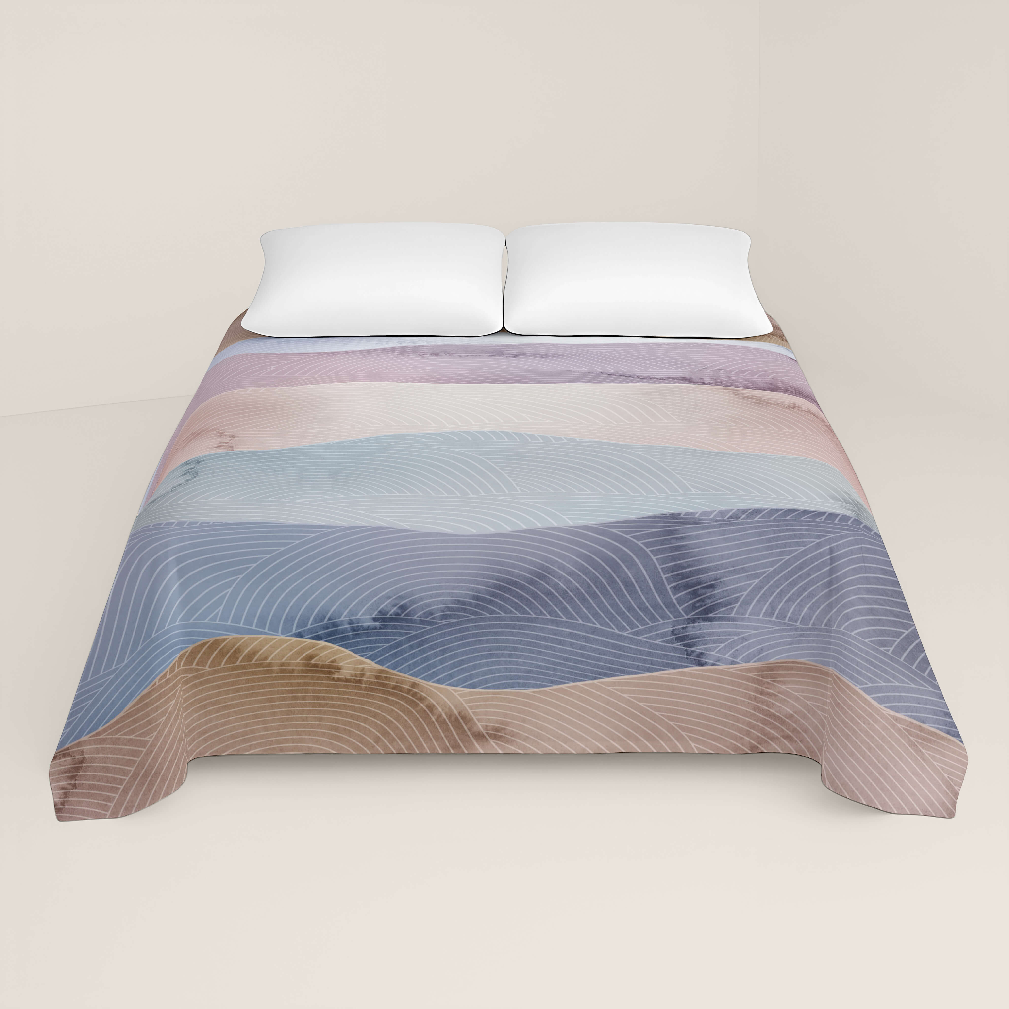 JUEGO SÁBANAS ESTAMPADAS OCEAN BLUE 100% ALGODÓN