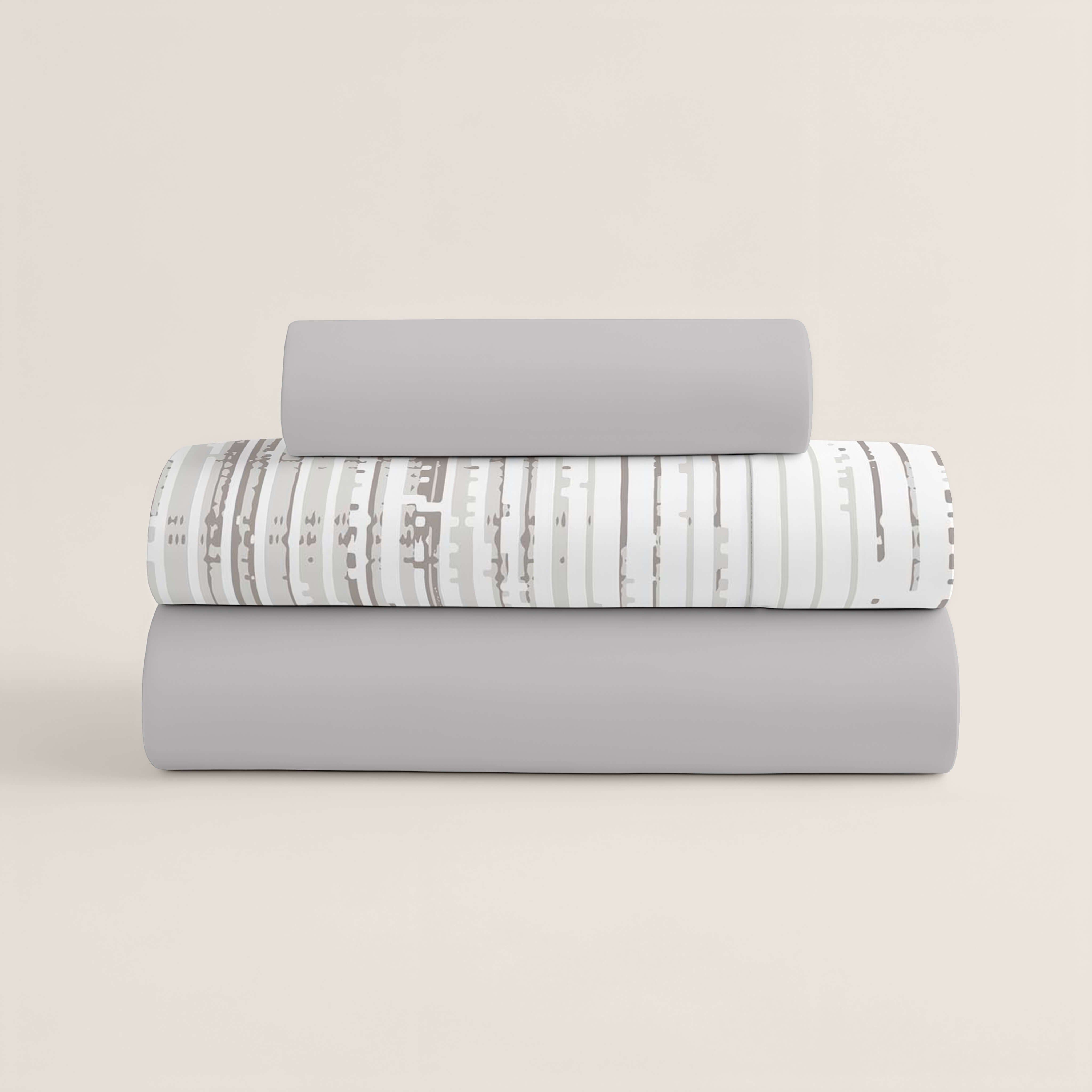 JUEGO SÁBANAS ESTAMPADAS TEXTURE 100% ALGODÓN